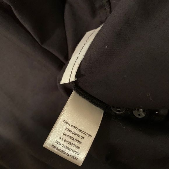 Old Navy Black Push Button Down Size XSmall - Picture 13 of 13